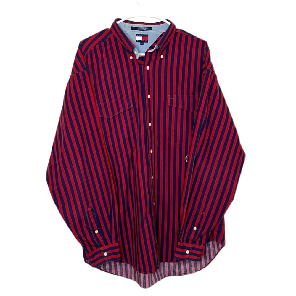 Vintage Tommy Hilfiger Striped Button Down